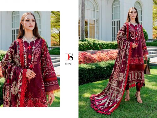 Firdous Queens Court 4 Pakistani Dress Material Catalog